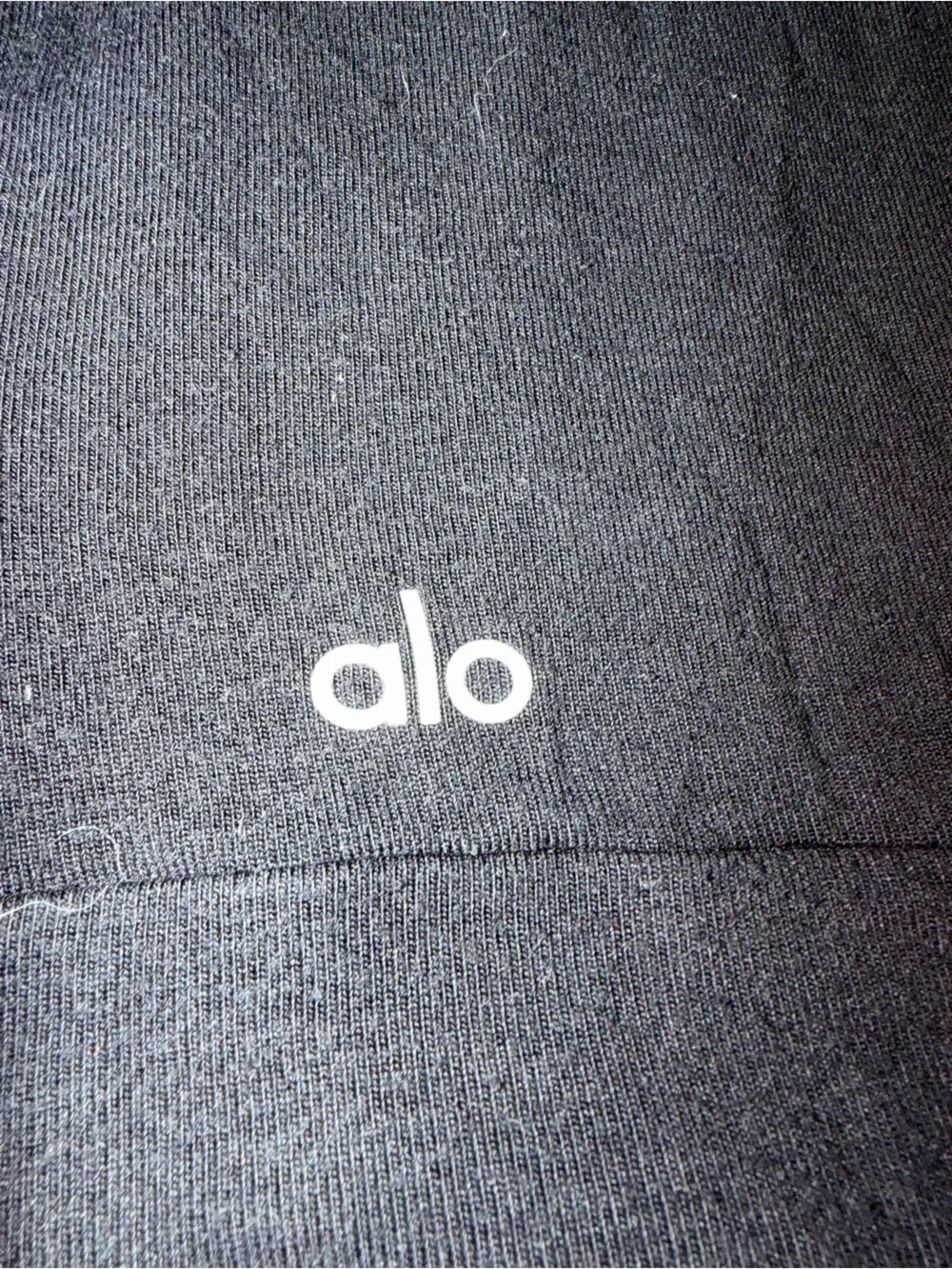 Alo Yoga Black Twist Front Top Long Sleeve Size Small Excellent Condition